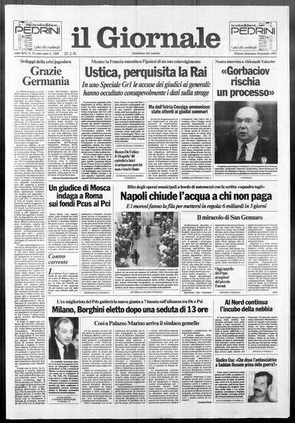 Il giornale : quotidiano del mattino